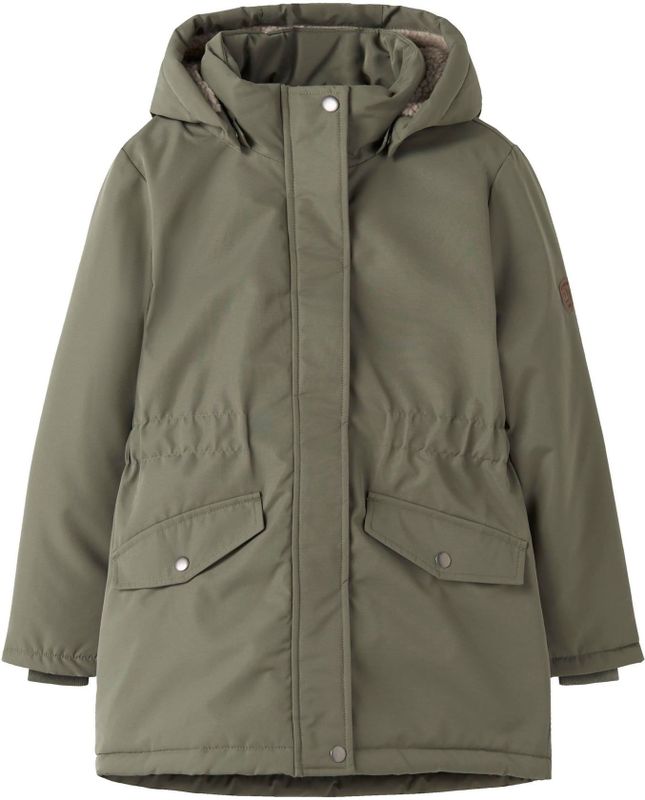 NAME IT - Parka Jas - Waterdicht - Kinderen - Lange Mouwen - Fleece Voering
