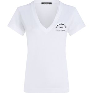 Karl Lagerfeld Shirt  zwart / wit
