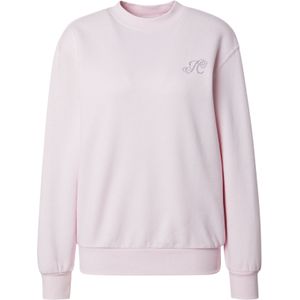 Juicy Couture Sweatshirt 'Dach Brooke'  pastelroze / zilver