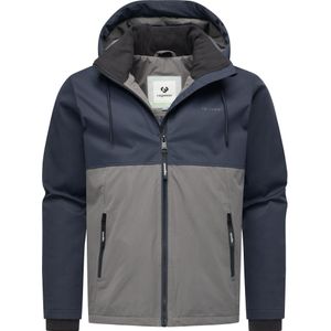 Ragwear Functionele jas 'Roaan'  navy / lichtgrijs