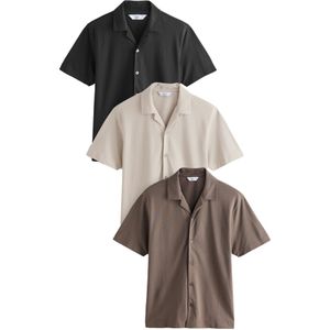 Next Overhemd  beige / bruin / zwart