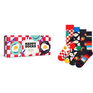 Happy Socks Sokken '4-Pack Food Socks Gift Set'  rood