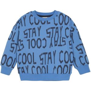 MINYMO Trui ' MISweatshirt LS AOP '  blauw