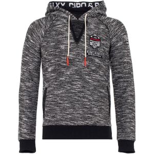 CIPO & BAXX Trui  grijs / rood / zwart / wit