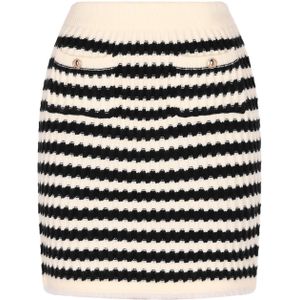faina Rok  beige / zwart