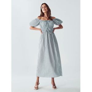 Willa Jurk  smaragd / wit