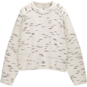 Pull&Bear Trui  ecru / donkergrijs