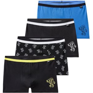 BUFFALO Onderbroek  blauw / geel / lichtgrijs / zwart