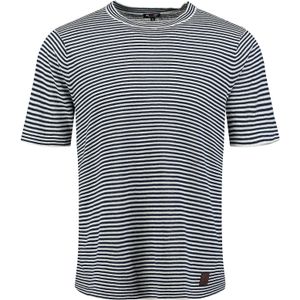 KEY LARGO - Klfrequency Ringel - T-shirt - Blauw marine