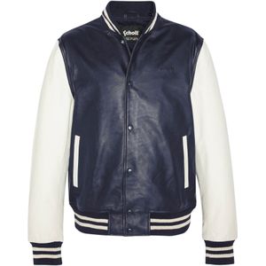 Schott NYC - College Jacket - Donkerblauw/Wit