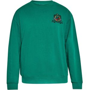 DreiMaster Maritim Sweatshirt 'Boline'  donkergroen / gemengde kleuren