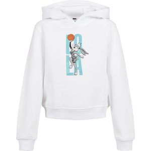 Mister Tee Sweatshirt 'Space Jam Lola Jumping'  lichtblauw / grijs / kreeft / wit