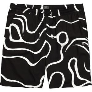 JP1880 Broek  zwart / wit