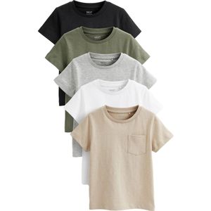 Next Shirt  sand / grijs / groen / zwart / wit