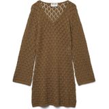 VERO MODA - VMRani - Gebreide Jurk - Ombergrijs - Slanke Pasvorm