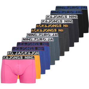 JACK & JONES Boxershorts 'JACNINE.ZERO'  blauw / curry / grijs / donkergrijs / lichtroze / zwart