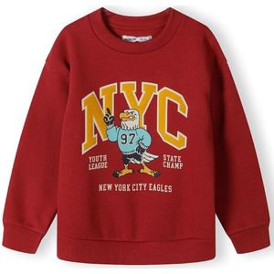 MINOTI Sweatshirt  turquoise / donkergeel / rood