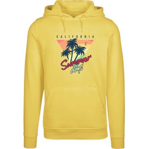 F4NT4STIC Sweatshirt 'California Palmen Retro'  navy / geel / abrikoos / rood