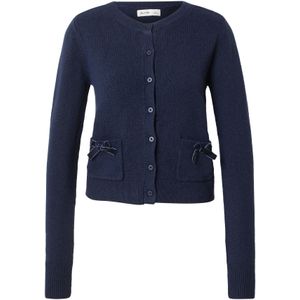 HOLLISTER Gebreid vest  navy