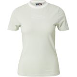 T-shirt - Logoprint - Jersey - Kwartmouw - Slanke Pasvorm