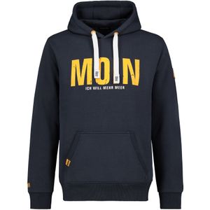 Eight2Nine Sweatshirt  navy / goudgeel / wit