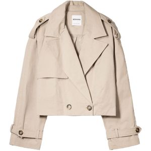 Bershka - Tussenjas - Donkerbeige