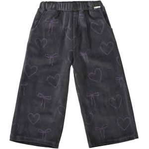 STACCATO Broek  donkergrijs / lila