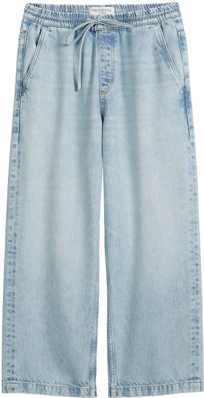 Marc O'Polo - Capri Broek - Lichtblauw - Loosefit - 7/8 Lengte