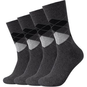 camano Sokken 'Argyle'  antraciet / lichtgrijs / donkergrijs