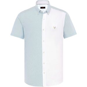 By Diess Collection Overhemd  mintgroen / wit