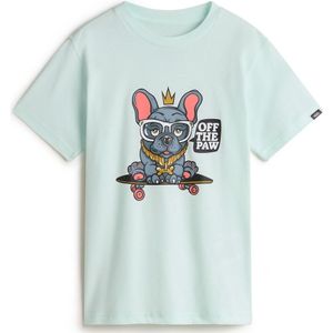 VANS Shirt 'Pawtastic'  smoky blue / opaal / lichtgroen / framboos