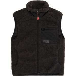 ONLY & SONS JUNIOR - Teddy Gilet - Hoog - Lange Mouwen - Ritssluiting