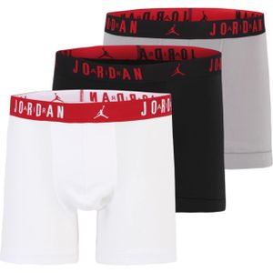 Jordan Boxershorts 'FLIGHT'  grijs / rood / zwart / wit