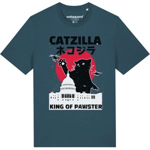 Watapparel Shirt  petrol / rood / zwart / wit