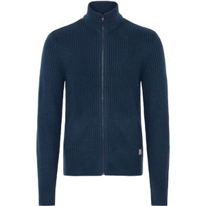 BLEND Gebreid vest ' BHMRibes '  blauw