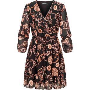 Cloud5ive Jurk  bruin / oudroze / zwart