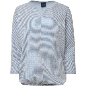 LAURASØN Sweatshirt  lichtblauw / wit