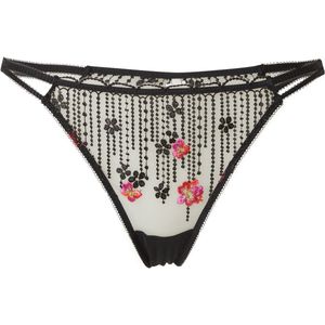 ETAM String 'Drama'  geel / lichtroze / lichtrood / zwart