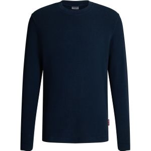 Joop Jeans - Darian - Shirt met Lange Mouwen - Donkerblauw - Ronde Hals