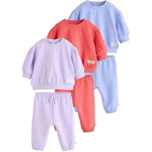 Next Joggingpak  lichtblauw / lavendel / rood
