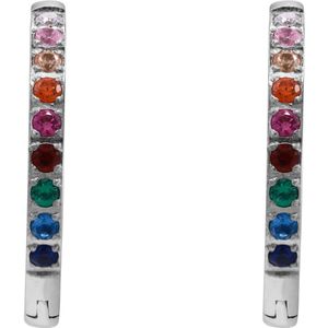 Heideman Oorbellen 'Tilde'  gemengde kleuren / zilver