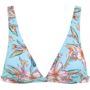 Look - Triangelbikini - Lichtblauw - Gedessineerd - Verwijderbare Softcups