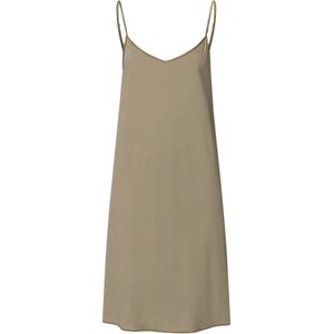 Hanro Slaapshirt ' Spaghettidress Cotton Silk '  taupe