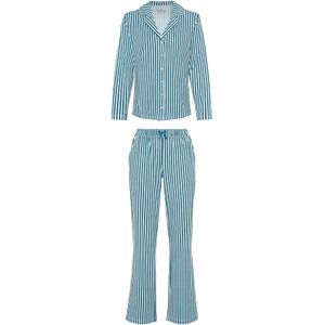 VIVANCE Pyjama 'Dreams'  donkergroen / wit