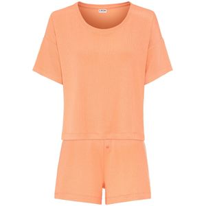 LSCN by LASCANA Korte pyjama  koraal