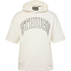 STHUGE Sweatshirt  zwart / eierschaal