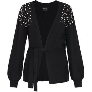 usha BLACK LABEL Gebreid vest  zwart