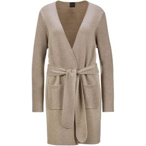 MADELEINE Gebreid vest  wolwit