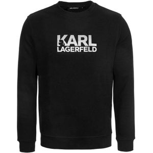 Karl Lagerfeld Sweatshirt  zwart / zilver
