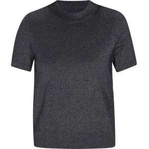 DreiMaster Klassik Trui  nachtblauw / blauw gemêleerd / zilver